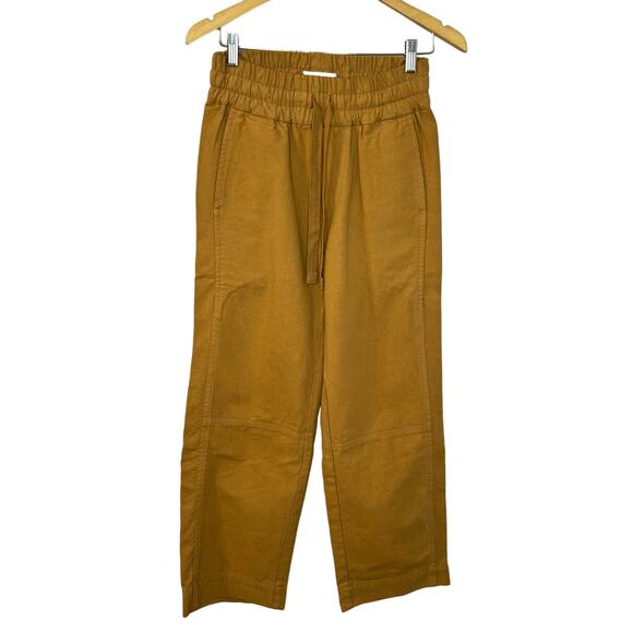 Everlane The Canvas Organic Cotton Pull-On Pant Relaxed Fit Cappuccino - Picture 2 of 13